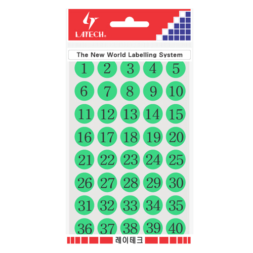 견출지(F414/녹색)