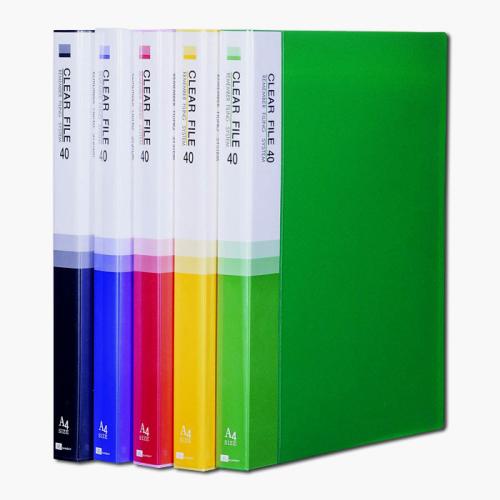 [리멤버] 클리어화일A4(40매) RCF-40 노랑색 