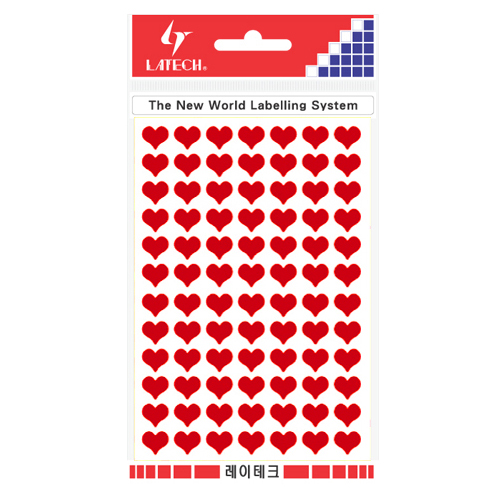 펠트스티커(520/적색)