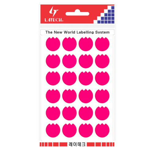 레이테크 펠트스티커 515-4 (핑크색)