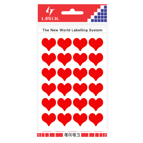 펠트스티커(518/적색)