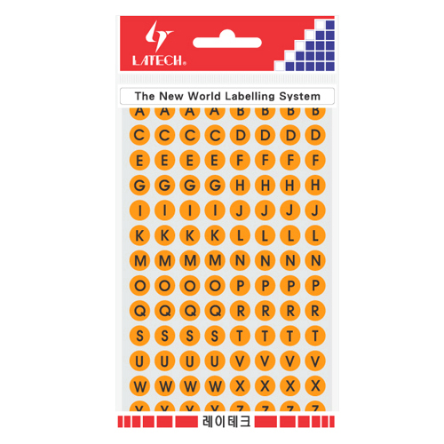 레이테크 견출지10-F403 RG (오렌지색)9mm 7장/728개