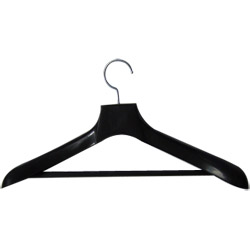 남성용옷걸이(검정플라스틱) 