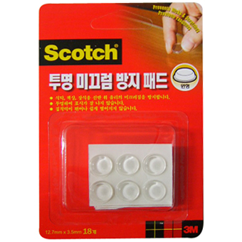 [3M] 투명 미끄럼 방지 패드(18개입) 751