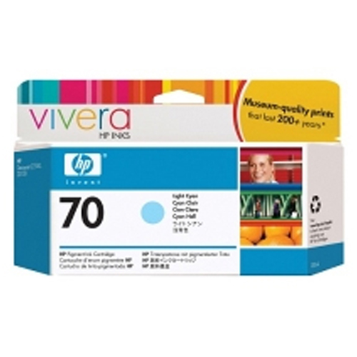 HP 정품잉크 C9390A(70)/밝은파랑(단종)