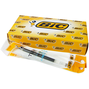 DP-1 [BIC]인텐시티 젤펜심 0.7mm 흑(1타=12개)