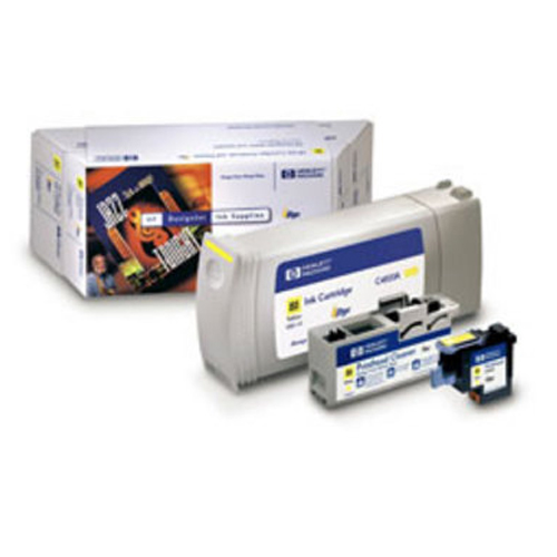 HP 정품잉크 C4993A(81)/노랑(잉크+헤드+크리너)(단종)