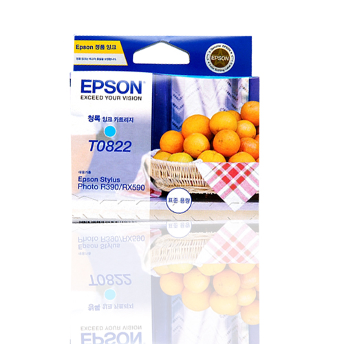 엡손 정품잉크 T082270/파랑