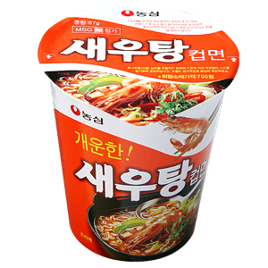 새우탕사발면(小) 