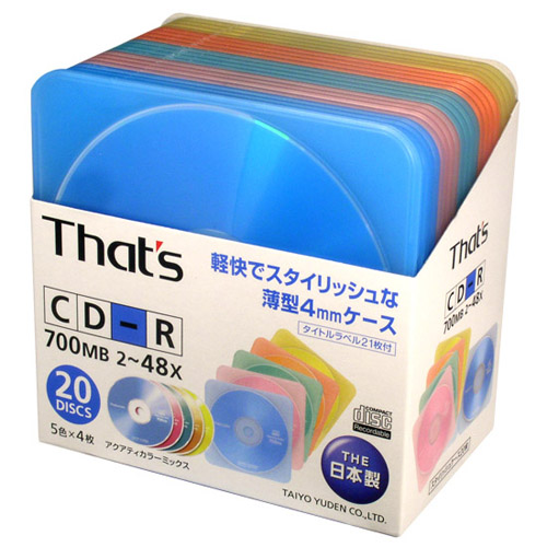 LA-47[다이요유덴] 메일케이스 CD-R (20개입)