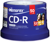 LA-20[메모렉스] CD-R 700MB 52X 케익 (50개입)