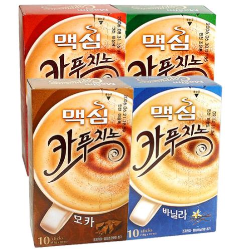 맥심카푸치노3종(모카,바닐라,헤이즐넛) 