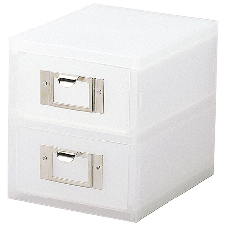 [시스맥스] 아이박스 2단(흰색)-56002