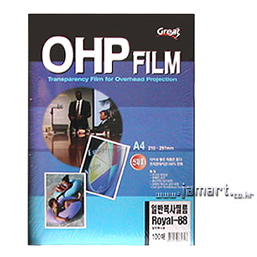 AD-602 OHP 잉크젯프린터용 필름(PP6600)/50매