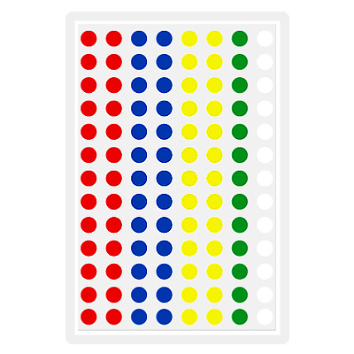 예현3003A(혼합5색원/2매)-라벨견출지