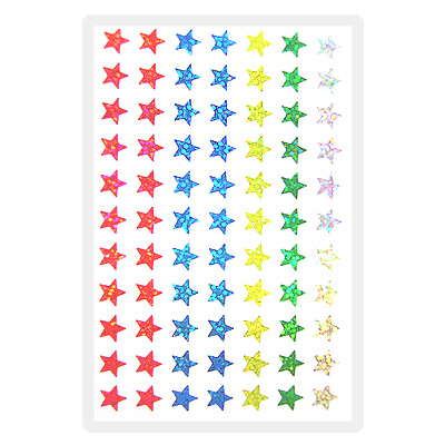 예현6060A(홀로그램 혼합5색별/1매)-라벨견출지