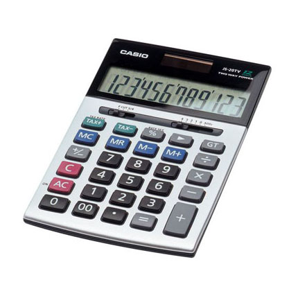 [카시오] JS-20TV-W 계산기
