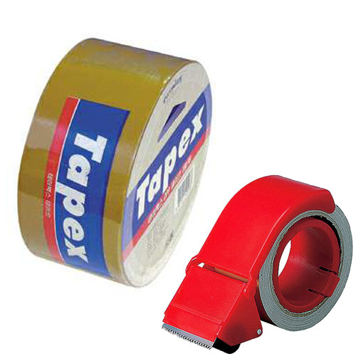 [삼화] OPP 불투명테이프 50mm*50M x10개 + [광명] 테이프 컷터기 KM-830 x1개