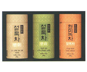 Y-6/ 덖음,한라,현미 녹차세트