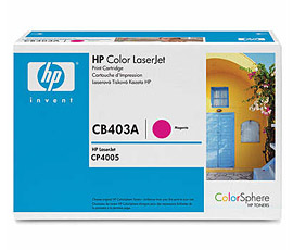 HP 정품토너 CB403A/빨강