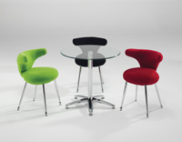 NOS-23802 DS 312 샤인(검/적/그린)의자