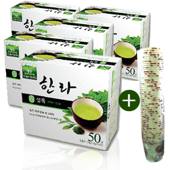 설록차 한라 50Tx5+종이컵 1Box(1,000개) 