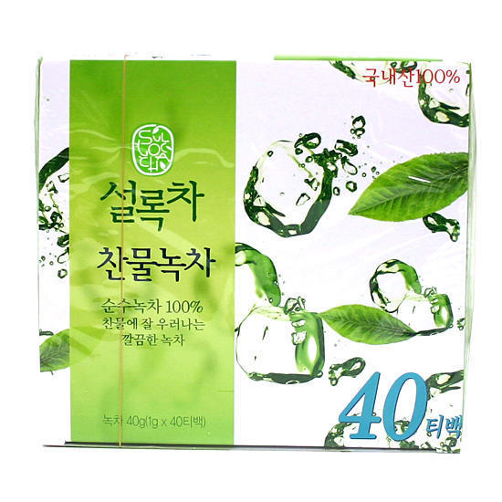 [오피스79]설록차 찬물에 녹차 40티백 