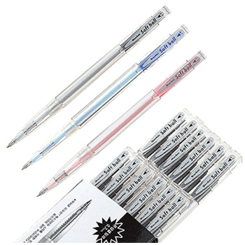 [모나미] 소프트 볼펜 0.7mm (1타=12개입)