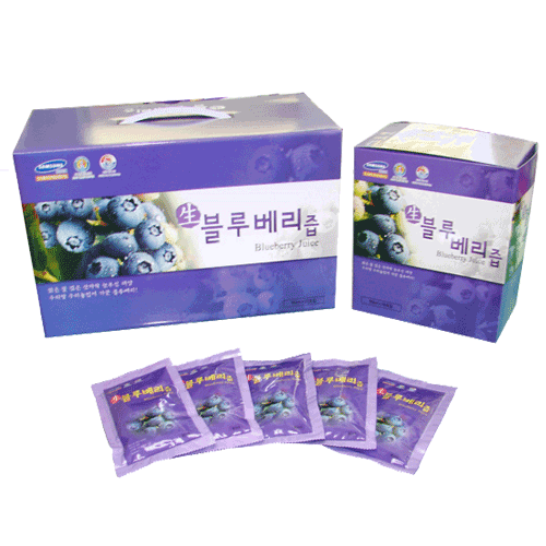 [오피스79]국산100!! 生블루베리즙 30포(90mlx30포)