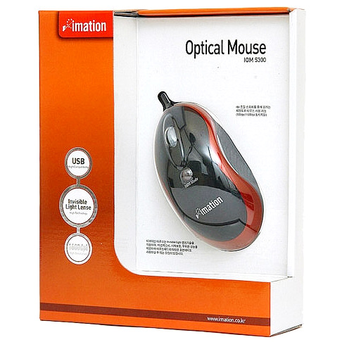[IOM-5300]블랙-USB/이메이션 옵티컬 광마우스