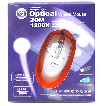[ZOM-1200X] 화이트-콤보/i-Zion 옵티컬 광마우스