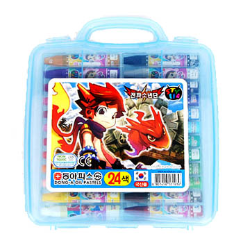 동아 크레파스 24색