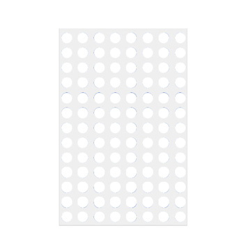 예현3004(백색원/2매)-라벨견출지