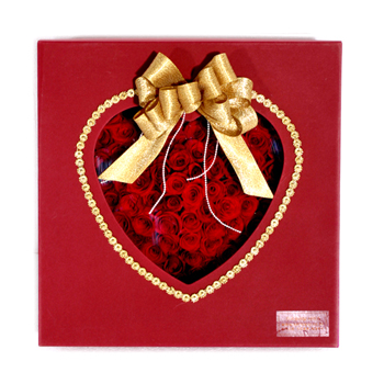 100송이하트형박스