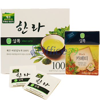 설록차 한라 100Tx1+설록차 카페티x1 