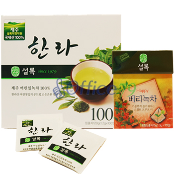 설록차 한라 100Tx1+설록차베리녹차x1 