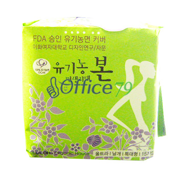 유기농 본(면생리대) 특대형 15개입 