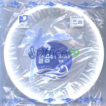 스티로폴접시(230mm)大 친환경 