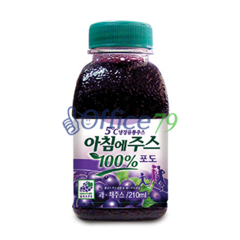 아침에주스(포도)210ml 