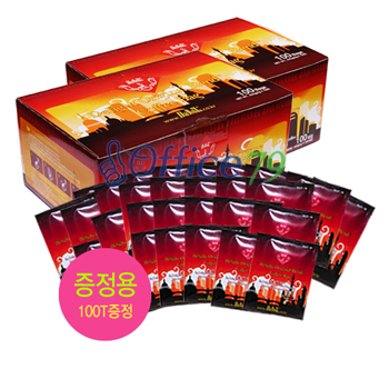 (파격특가 기획상품)딜라이트 오리지널 커피백 (100Tx2) +100T증정 x1 