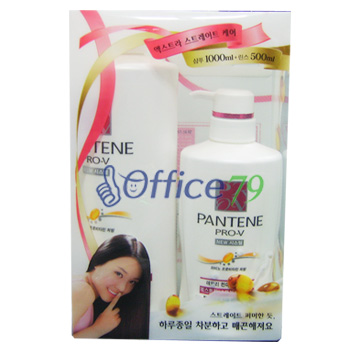 엑스트라 스트레이트 케어(샴푸1000ml+린스500ml)