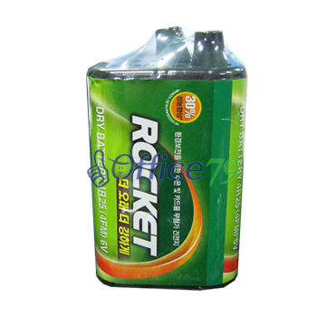 로케트 망간건전지 랜턴용(6V) 4R25 