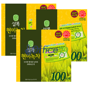 설록 현미녹차 300티백(100티백x3개)+통신할인권 3000원 증정 