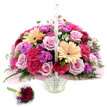 행복을주는사람+코사지2개