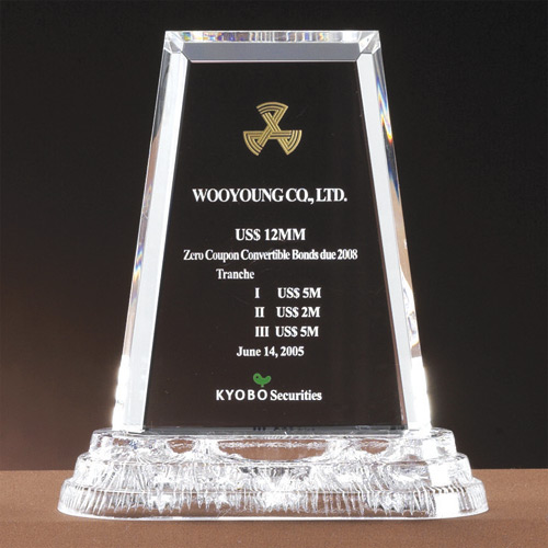 A1208 크리스탈상패