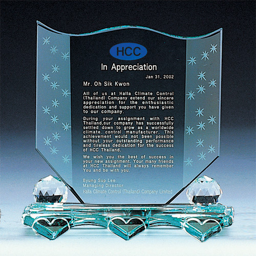 A1496 그린크리스탈상패