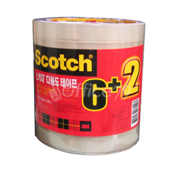[3M]스카치 다용도 테이프(8롤) 6+2 (12mm*20m) #502-1208