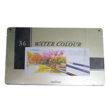 문화 수채색연필 36색