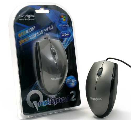 스카이디지탈 QUICK OPTICAL 2 (PS/2) 그레이