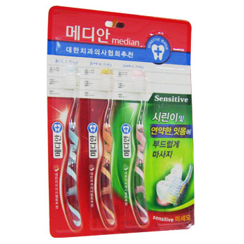 메디안칫솔(센스티브)3입 